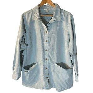 X8- Duluth Trading Co Light Blue Utility shirt 2X